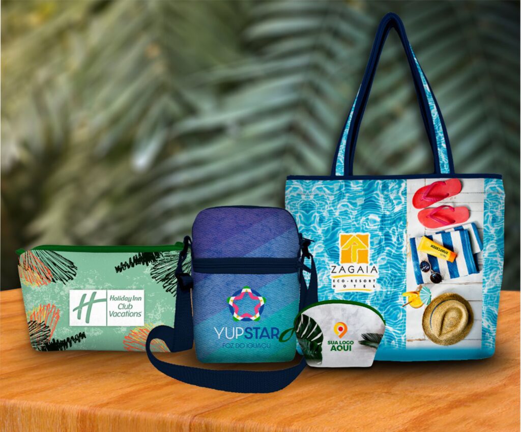 Brindes personalizados em neoprene