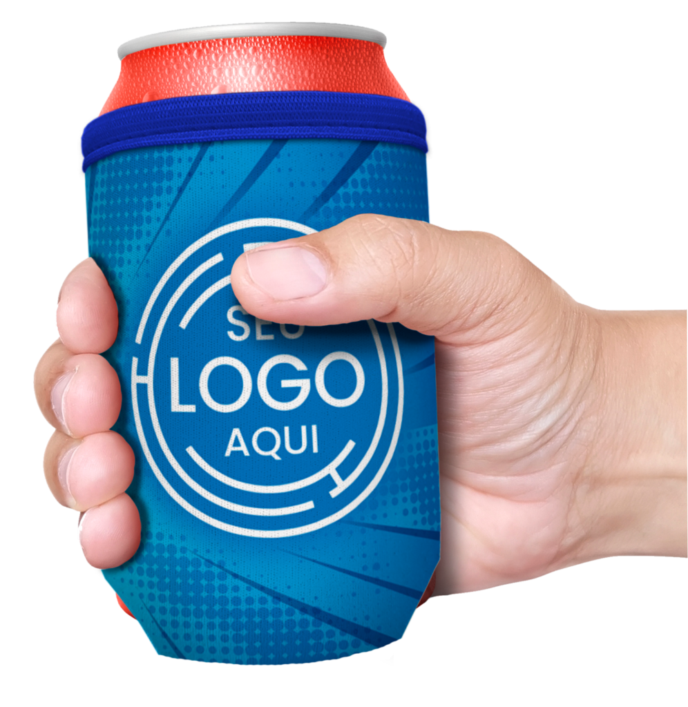 Mao com porta latas